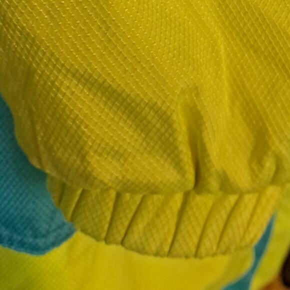 VTG Tyrolia By Head‎ Neon Hidden Hood Side Zipper Anorak Jacket Size M - Picture 9 of 10